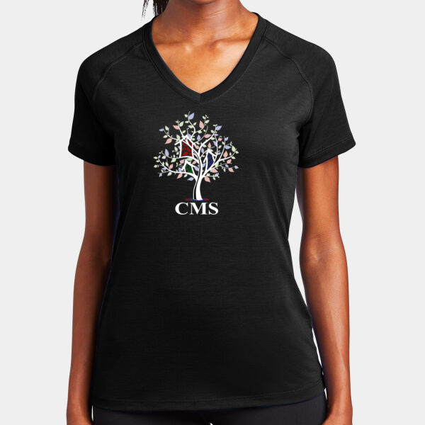 CMS - Ladies Ultimate Performance V Neck Thumbnail