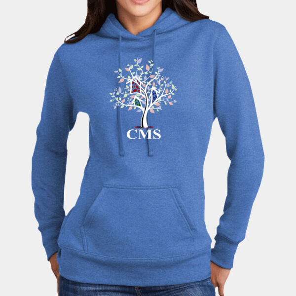 CMS - Ladies Core Fleece Pullover Hooded Sweatshirt Thumbnail